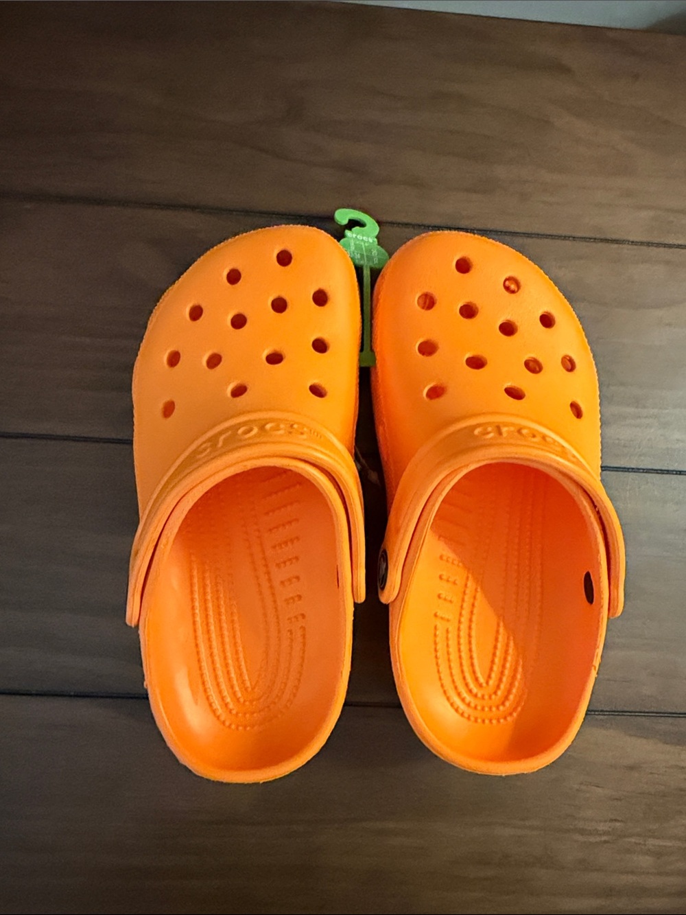 CROCS Kids Classic Clog in Bright Orange